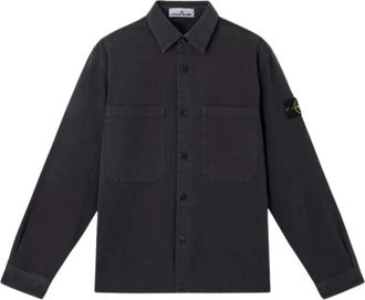 Stone Island Shirt H25 - Heren - Zomerjassen - Blauw - L - Jassen