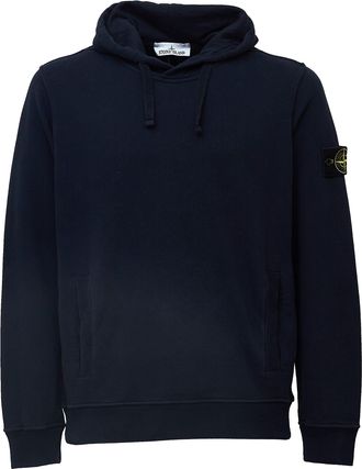 Stone Island Organic Cotton Hooded Sweatshirt