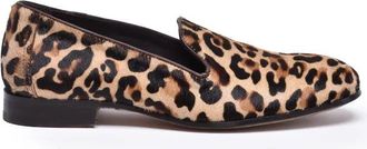 Migliore Leopard Print Pony Hair Loafer
