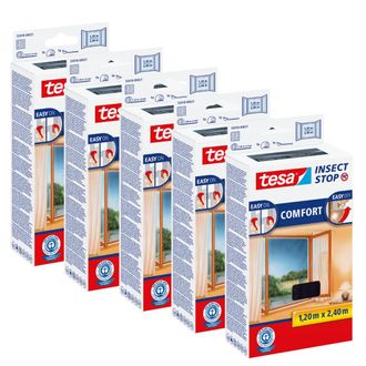 OEM Mosquitera Tesa Para Ventana Con Cierre De Velcro Para Ventanas Altas De 1,2 X 2,4 M (5 Unidades)