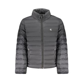 Calvin Klein Zwarte Polyamide Herenjas - Heren - Winterjassen - Zwart - XS - Jassen
