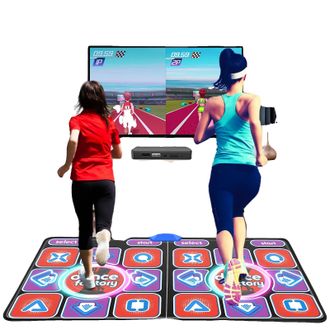 OEM Tapete De Baile Doble Con Modo De Baile Mv/3d/dibujos Animados, 166x93cm, Hecho De Material De Pvc No T&oacute;xico