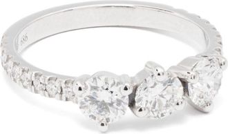 Loyal.e Paris Anello Solitaire Absolu.e Encore in oro bianco 18kt - Argento