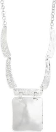 Karine Sultan Square Pendant Necklace in Silver at Nordstrom Rack