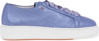 Santoni Schoenen, Dames, Blauw, 39 EU, Leer, Sneakers