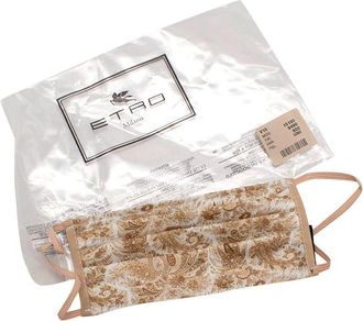 Etro Yellow Paisley Face Mask