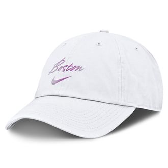 Nike Boston Red Sox Club Nike Mens MLB Adjustable Hat in White | NB0110ABQ-A9W