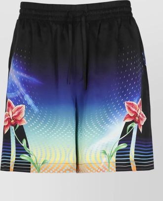 Casablanca silk printed bermuda shorts