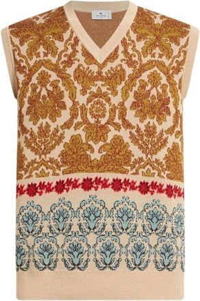 Etro Multikleur Stijlvolle Jassen - Heren - Bodywarmers - Veelkleurig - L - Jassen