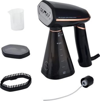 OEM Vaporizador Port&aacute;til Steameo De 1600 W Vaporizador Vertical De Mano Para Viajes Ligero Y Compacto Antiarrugas Incluye Cepillo Quitapelusas Y Bolsa De 
