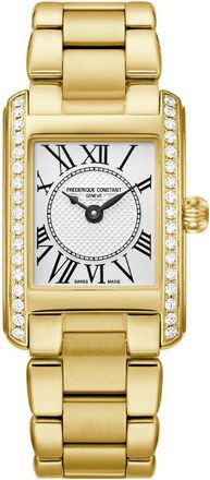 Frederique Constant Carree Quartz White Dial Ladies Watch FC-200MCD25B