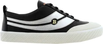 Bally Shennon Leather Low-Top Sneakers, Brand Size 38 ( US Size 7.5 )