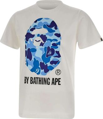 A Bathing Ape Abc Camo Tee - Heren - T-shirts - Wit - XL - Katoen - Tops