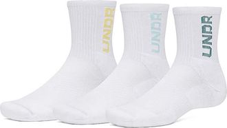 Under Armour 3-Maker 3pk Mid-Crew Socks