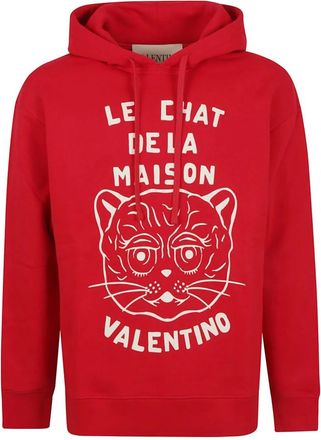 Valentino Garavani Hombre, Sudaderas, Rojo, Talla: M
