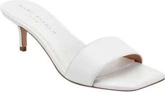 Marc Fisher Sidnee Sandal in White at Nordstrom, Size 6.5