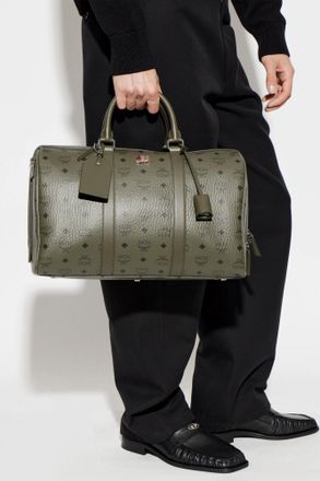 MCM Ottomar Cabin Bag, Mens, Green