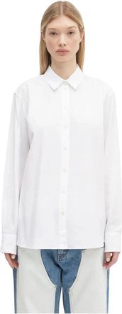 Anine Bing Shirt - Dames - Overhemden - Wit - XS - Katoen - Overhemden