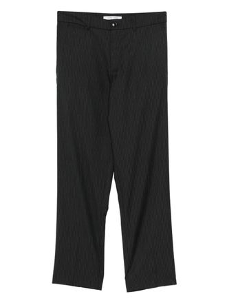 Sams&oslash;e & Sams&oslash;e pinstripe tailored trousers - Black