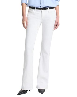 7 For All Mankind Original Tailorless Broken Twill White Bootcut Jean