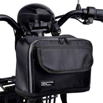 OEM Bolsa Para Bicicleta, Bolsa Para Manillar Delantero, Bolsa Para Manillar, Impermeable, Tira Reflectante, Correa De Hombro Desmontable