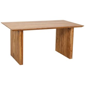 Wanderlust Deco Mesa de comedor de madera marr&oacute;n 160x90x76 alt. Cm