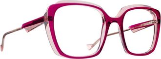 Caroline Abram Pauline Optisch Montuur - unisex - Brillen - Roze - 51 MM - Accessoires