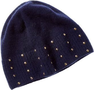 Portolano Round Studs Cashmere Beanie