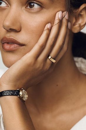 Anthropologie Water-Resistant Angled Ring