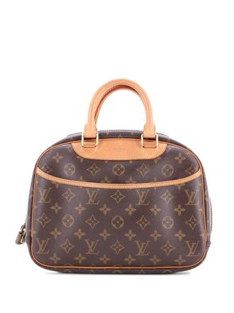 Louis Vuitton Trouville Handbag Monogram Canvas satchel - Marrone