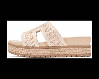 Mia Womens Caleena Platform Sandals In Bone
