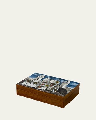 Fornasetti Citta Di Carte Playing Card Box