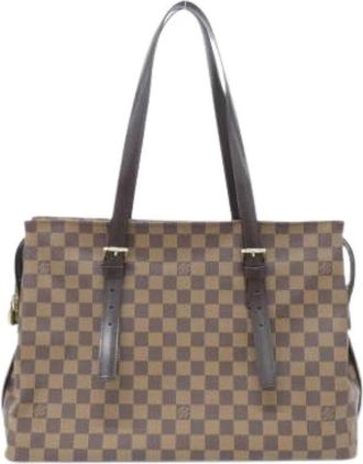 Louis Vuitton Pre-owned Tote Bags, female, Brown, Size: ONE SIZE Pre-owned Chelsea Shoulder Bag