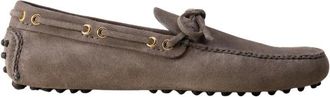 Car Shoe Grijze Platte Rijdschoenen - Heren - Bootschoenen - Grijs - 43 1/2 EU - Schoenen