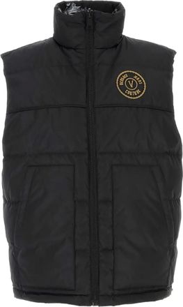 Versace Jeans Couture Gilet reversibile trapuntato - Nero