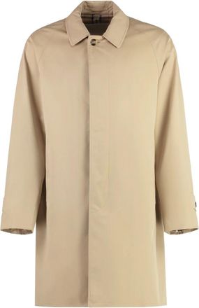 Burberry Single-Breasted Coats, male, Beige, 2XL, Camden Cotton Trench Coat