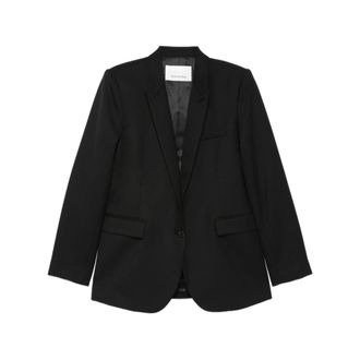 Frankie Shop Blazers, female, Black, Size: M Amelia Tailored Blazer