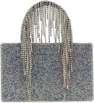 Kara Light-blue Rhinestones Handbag