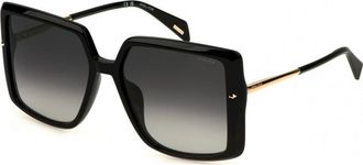 Police Womens SPLL96 56 560700 Sunglasses - Black - One Size