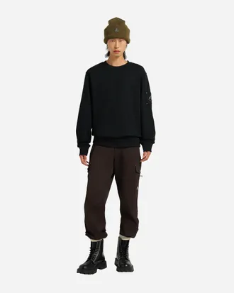 Moose Knuckles Hartsfield Crew Neck Sweater in Zwart