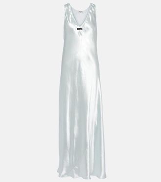 Miu Miu Satin maxi dress