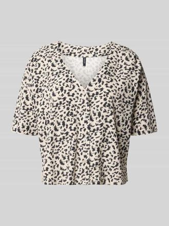 Vero Moda Boxy Fit Hemdbluse aus Viskose-Leinen-Mix Modell MYMILO in Beige, Gr&ouml;&szlig;e XL