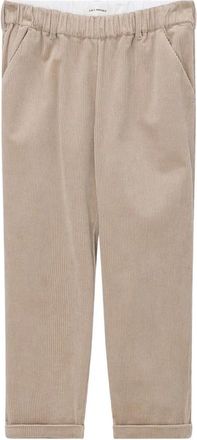 Lareida Leo Cord Broeken - Dames - Straight fit broeken - Beige - L - Katoen - Broeken