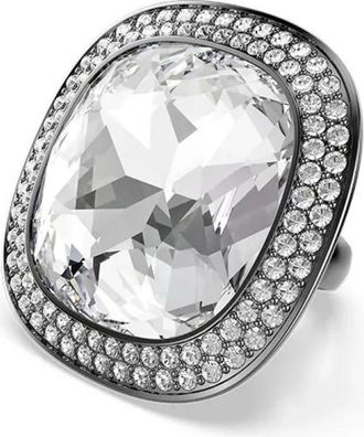 Swarovski Una Angelic Cocktail Ring - Dames - Ringen - Grijs - 55 MM - Accessoires