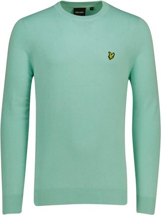 GANT Truien & Vesten, Heren, Blauw, M, Katoen, Rondgebreide trui