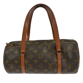 Louis Vuitton Papillon Handbag Monogram Canvas Brown Canvas Handbag (Pre-Owned)