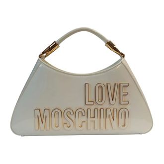 Love Moschino Handbags, female, White, Size: ONE SIZE Crossbody Bag