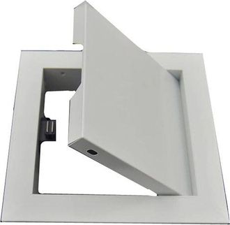 OEM Panel De Acceso De Acero Lacado Blanco Para Paredes Y Techos, 25 X 25 Cm, Con Im&aacute;n
