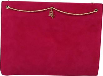 Bottega Veneta Pink Suede Shoulder Bag (Pre-Owned)