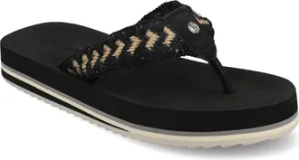 Journee Collection Women & apos;s Eloddie Flip Flop Beach Sandals